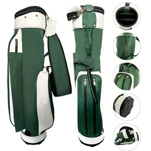 Chengsheng nhiều tùy chỉnh ánh sáng PU và không thấm nước polyester Sunday Trọng lượng nhẹ mang theo túi golf với logo cho thực hành