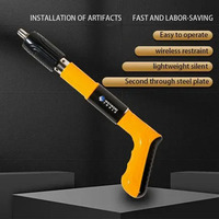 Pistolet à clous manuel mini en acier inoxydable avec poignée en plastique pour usage domestique et industriel, OEM disponible