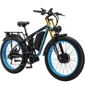 Bicicleta Eléctrica de Montaña Europea de 26 Pulgadas con Neumáticos Gruesos 4.0, Cuadro de Aluminio Softtail, 21 Velocidades, Frenos de Disco, Motor sin Escobillas de Alta Velocidad - Product Image 1