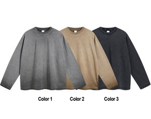 Camiseta de Algodón de Manga Larga para Hombre, Estilo Urbano, Gráfico, Vintage, de 275 g/m², Talla Grande, Personalizada con Impresión DTG de Lujo, Modelo AR2166 - Product Image 2