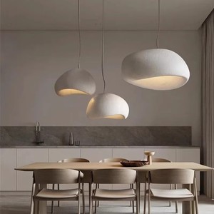 Jinchen Lighting Cloud Shape Pendant <b>Light</b> White High Density Polystyrene Led Chandelier For Home <b>Dining</b> Room - Product Image 1