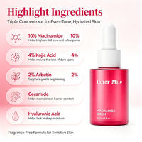Sérum à la niacinamide, soin des taches brunes, acide hyaluronique, léger et hydratant, sérum facial quotidien tout-en-un pour une peau de verre