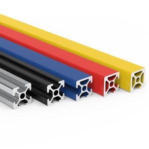 Profilo della porta scorrevole con profilo in alluminio anodizzato argento personalizzabile produttore cinese 6061 profilo in alluminio 6063 - Product Image 2