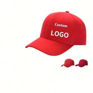Gorra de Béisbol con Logotipo Personalizado, Protección Solar para Exteriores, Bordada e Impresa, de Algodón, para Adultos y Niños, con Visera, Tejido Común - Product Image 1
