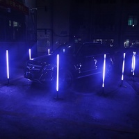Barra de Luz LED RGBW DMX Inalámbrica con Control Wifi, con Estuche, Cambio de Color, Batería DMX, Tubo de Luz para DJ, Fiestas, Eventos, Escenarios