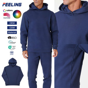 เสื้อฮู้ดผู้ชายแบบดูดซับเหงื่อ ดีไซน์คอปกติดกระดุมคู่ พร้อมแถบยางยืดด้านข้าง เหมาะสำหรับวิ่งกลางแจ้ง ใส่ทำงาน หรือใส่ลำลอง รับผลิตแบบ OEM ODM - Product Image 1