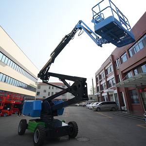 <span class=keywords><strong>Plataforma</strong></span> de trabajo aéreo elevadora <span class=keywords><strong>articulada</strong></span> telescópica móvil eléctrica autopropulsada Cherry Picker Boom Lift - Product Image 4