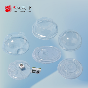 Bán buôn 98 Mét 400ml PET trong suốt vòng nhựa uống cup với nắp phẳng nắp chai & đóng cửa - Product Image 4