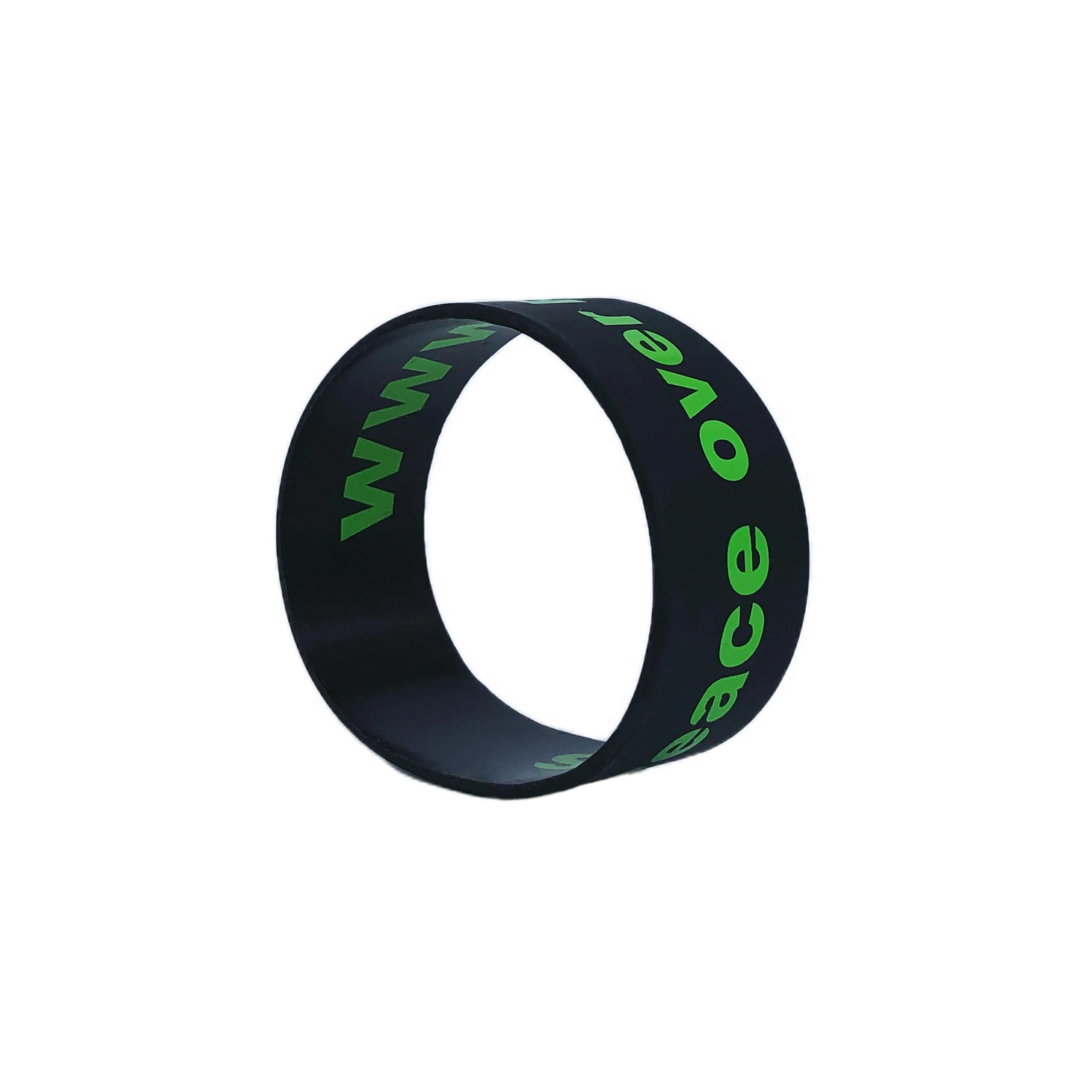 High Quality Custom Silicone Wristbands Personalized Rubber Bracelets with UV Printed Message Logo Own Design Welcome!