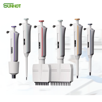 Pipette de laboratoire monocanal en plastique réglable, autoclavable, colorée, nouvelle génération Mi-Pette