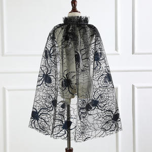 Capa <span class=keywords><strong>de</strong></span> Cosplay para niños <span class=keywords><strong>de</strong></span> Halloween, diseño <span class=keywords><strong>de</strong></span> calabaza <span class=keywords><strong>de</strong></span> telaraña para niños, capa <span class=keywords><strong>de</strong></span> malla para el Día <span class=keywords><strong>de</strong></span> los muertos - Product Image 2