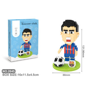 Joueur de football étoile blocs de construction Mini figurine <span class=keywords><strong>Messi</strong></span> Basketball Kobe Super Star jouets éducatifs Halloween vente en gros - Product Image 2