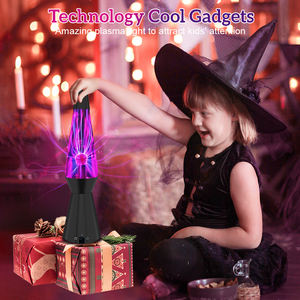 J & R lampada al <span class=keywords><strong>Plasma</strong></span> conico nero incandescente con luce per festa a colori straordinaria decorazione Usb alimentata al tocco - Product Image 3