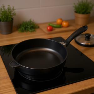 KARL KRGER Casserole Pan Leipzig 28cm Cast Aluminum <b>Nonstick</b> Cooking Dish - Product Image 3