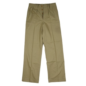 <span class=keywords><strong>Pantaloni</strong></span> Cachi <span class=keywords><strong>Verde</strong></span> Erba Cinese, <span class=keywords><strong>Pantaloni</strong></span> Plissettati in Twill di Cotone, Abbigliamento da Lavoro, Stile Retrò WWII, <span class=keywords><strong>Pantaloni</strong></span> Vintage - Product Image 1