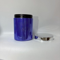 Bocaux cylindriques en plastique HDPE à large ouverture de 16 oz, 32 oz, 24 oz, 40 oz, 85 oz pour l'emballage de suppléments, poudres protéinées, gommes et vitamines