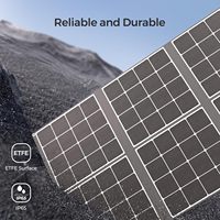 Panneau solaire portable 400W pliable monocristallin à haute efficacité 23,7% pour station d'alimentation, camping en plein air, générateur solaire pour camping-car