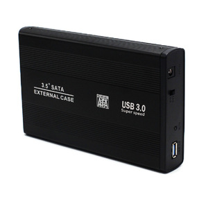 เคสฮาร์ดไดรฟ์ภายนอก3.5นิ้วปลอกโลหะ3.0 USB สำหรับเดสก์ท็อป SATA HDD - Product Image 4
