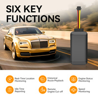 Rastreador GPS Mini 4G LTE de Nueva Generación para Vehículos, Puerto I/O, Puede Apagarse el Motor a Distancia, Compatible con APP de Seguimiento, PC y Android, 1 Año de Garantía