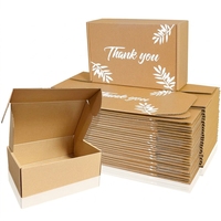 Boîtes d'expédition en carton ondulé personnalisées avec logos pour supermarchés et promotions, disponibles en stock
