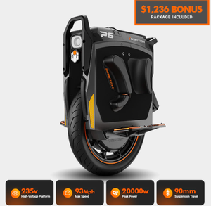 Inmotion P6 ใหม่ ราคาโรงงาน แบตเตอรี่ 4200Wh กำลังไฟ 20000W ยูนิไซเคิลความเร็ว 93 ไมล์ต่อชั่วโมง ระยะทาง 93 ไมล์ สกู๊ตเตอร์ไฟฟ้า P6 - Product Image 1