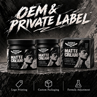 Krim Penata Rambut Pria Label Pribadi 20+ Tahun BARBERBATTLE CPNP GMPC MSDS, Krim Matte Alami, Mudah Digunakan