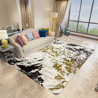 Tapis et couvre-sol antidérapants modernes turcs imprimés en 3D 0059