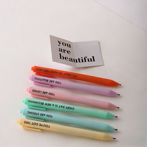 Lot de 15 stylos à citations inspirantes, en plastique, encre colorée, stylo gel à clic, cadeau pour mariage, anniversaire, remise de diplôme, enseignant, école - Product Image 3