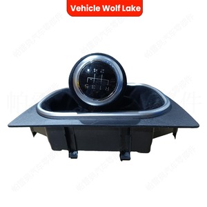 หัวเกียร์รถยนต์ Wolf Lake สำหรับรถยนต์ Vw Golf 6 5 สปีด สีดำ ผ้ากำมะหยี่ คันเกียร์พลาสติก ล้างทำความสะอาดได้ - Product Image 1