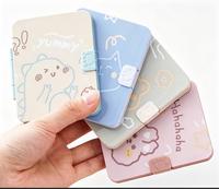 Mini miroir de voyage carré en plastique avec peigne, pliable, léger, portable, pour maquillage extérieur, personnalisé
