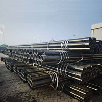 ASTM A106/A53 Gr. B API 5L Gr. B A179/A192/API 5CT J55/K55/N80 huile de tuyau en acier sans soudure au carbone 6m 12m certifié API GS Tisi Emt
