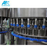 Volledige Set Hele Productielijn Mineraal Drinkwater Zuiveraar Bottelen En Verpakkingsmachine Fabriek Voor Pet Fles