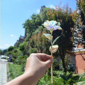 ดอกกุหลาบเคลือบทองคำ 24K ของขวัญวาเลนไทน์สุดโรแมนติกสำหรับขายส่ง รุ่น A-30 ตกแต่งงานแต่งงานและงานปาร์ตี้ - Product Image 3