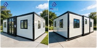 Casa Contenedor Prefabricada Expandible Completa de 40 y 20 Pies, con 1, 2, 3, 4 o 5 Dormitorios, Plegable, Móvil, Tipo Cabaña
