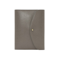 Vente chaude A5 Business Notebook Set avec couverture en cuir Portable et fermeture à bouton Plus Notepad Dairy Journal Notebook
