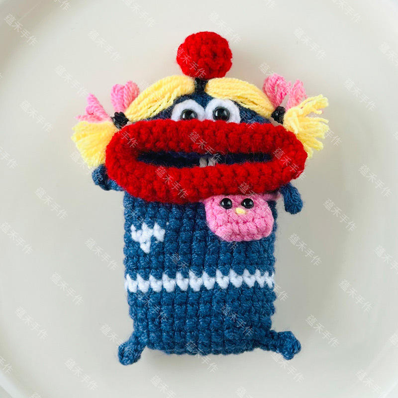 Navy Blue Suit Head [with Bag]