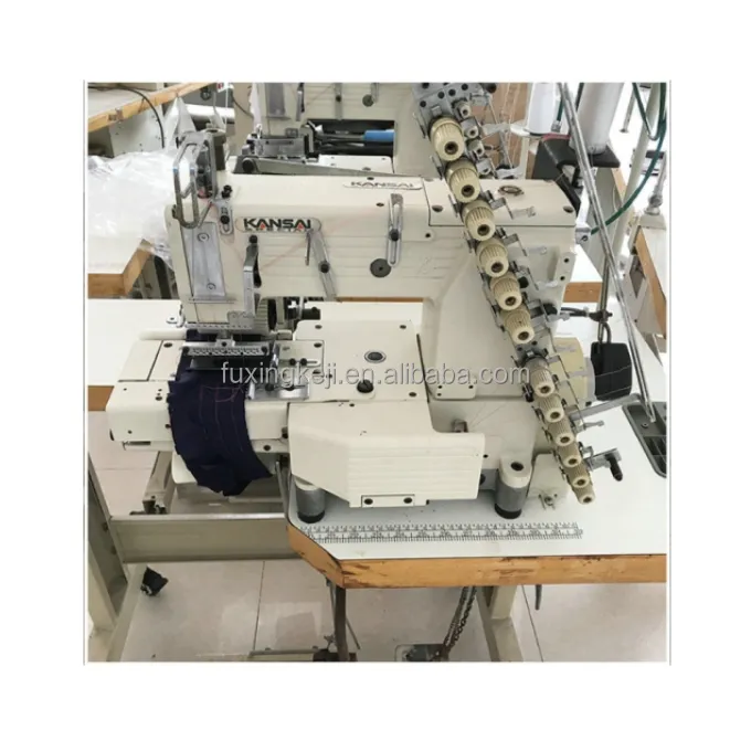 Высококачественная японская Кансай, специальная 12 игольчатая многоигольная швейная машина с 21 нитью, промышленная швейная машина