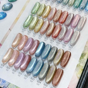 Vernis à ongles gel œil de chat en verre de 36 couleurs, petite ampoule, satiné, scintillant, cristal, couleur bonbon, art des ongles, vernis gel œil de chat - Product Image 5