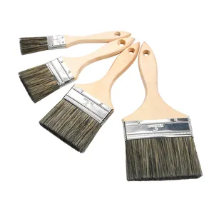 Ceil Brush Cheap Price Paint Brush With Wooden Handle Painting Brush Flat Brush House Painting Tools