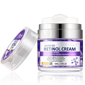 ELBBUB Retinol Cream Face Moisturizer Anti Aging Skin Care Lotion Helps Erase Appearance Of Fine Lines & Wrinkles