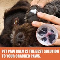 Baume pour les pattes de chien et de chat, soin des griffes, crème hydratante naturelle simple et sans danger pour lécher, apaise les pattes gercées et sèches, 30g, boîte en aluminium
