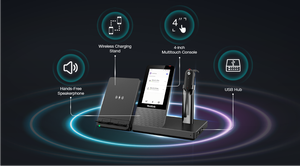 WH67 หูฟังไร้สาย DECT ระดับเวิร์กสเตชัน UC แบบสัมผัสความละเอียดสูงพร้อมระบบ Capacitive - Product Image 2