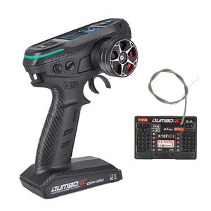 Dumborc DDF-350 10ch Màn hình độ nét cao <span class=keywords><strong>RC</strong></span> đài phát thanh <span class=keywords><strong>Transmitter</strong></span> Receiver vật liệu nhựa cho <span class=keywords><strong>RC</strong></span> xe bồn x10fg <span class=keywords><strong>RC</strong></span> các bộ phận Accs - Product Image 1
