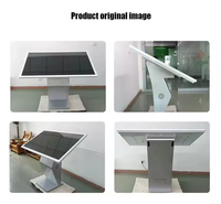 Écran tactile IR horizontal de 32/43/49 pouces | Signalisation numérique pour affichage horizontal à haute luminosité dans les halls des banques et des hôpitaux