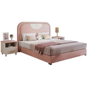 <span class=keywords><strong>Cama</strong></span> Infantil de Cuero Sintético de Primera Calidad con Cabecera Tapizada con Temática de Princesa y Príncipe, Tamaños Individual, Matrimonial y Queen - Product Image 6