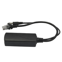 Interior 10/100Mbps IEEE802.3AF/AT DC2.1 * 5,5 MM Ethernet PoE Splitter 48V a 12V PoE Cable Módulos de comunicación