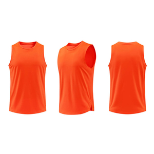 Wholesale Men Gym <b>Stringer</b> <b>Vest</b> Tank Top Men Ice Silk Seamless Mens Gym T-shirt - Product Image 4