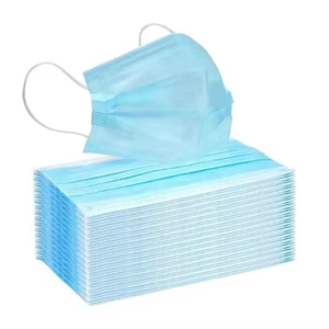 قناع وجه أزرق 3 طبقات معتمد من <span class=keywords><strong>CE</strong></span> للاستعمال مرة واحدة قماش مخصص غير منسوج للبالغين بالجملة للرجال/النساء - Product Image 2