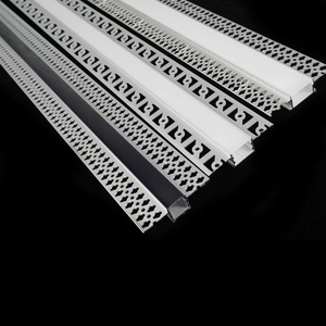Bande lumineuse LED d'intérieur du fabricant, profil en aluminium décoratif en alliage 6063, utilisation pour cloisons sèches et plâtre, série 6000, argent/noir/<span class=keywords><strong>blanc</strong></span> - Product Image 3