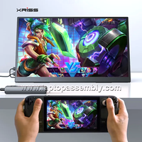 Monitor Portátil LED Táctil de 15.6 Pulgadas FHD 1080p con Interfaz USB y Panel TFT para Laptop, PC y Teléfono Móvil